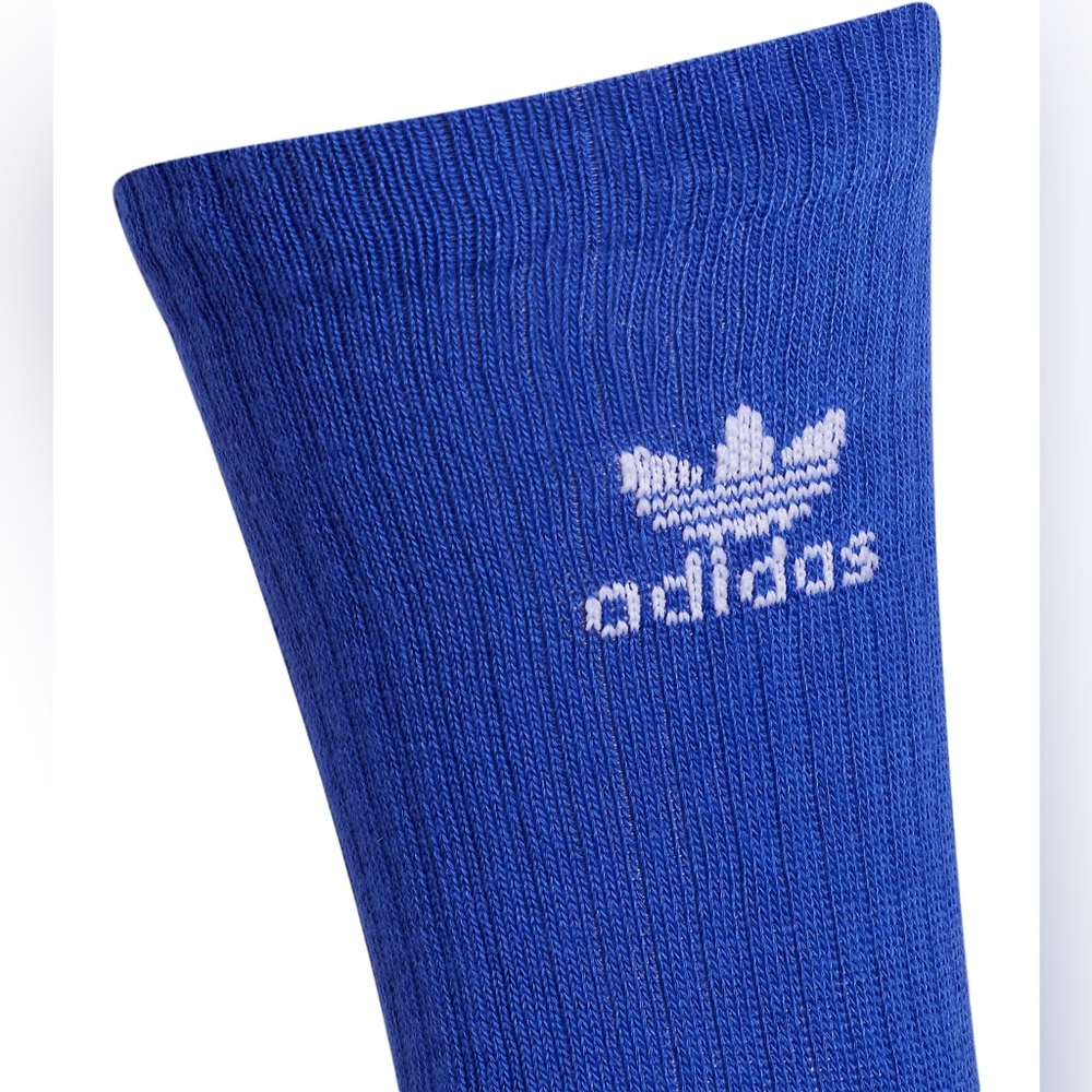 adidas Originals Men's Color Wash Crew Socks - 3 Pack, NWT - Picture 5 of 7